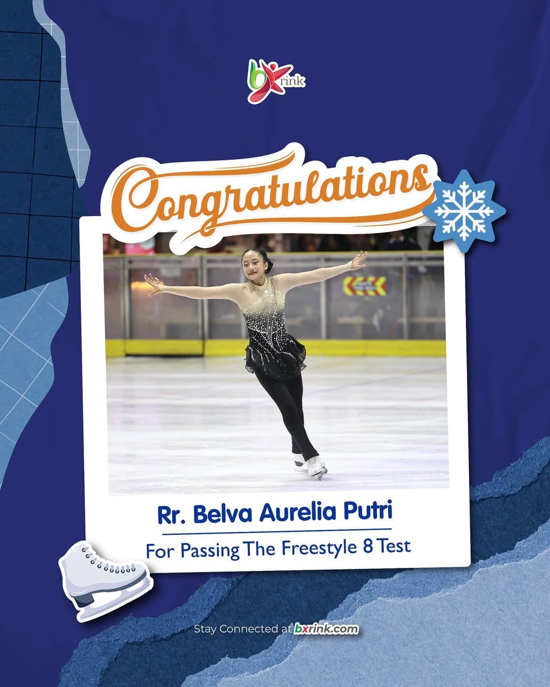 Congratulations to Rr. Belva Aurelia Putri on passing the High-Level Test of Freestyle 8 Congratulations to Rr. Belva Aurelia Putri on passing the High-Level Test of Freestyle 8